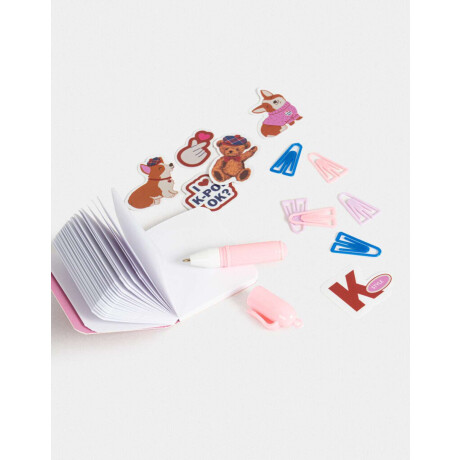 Mini Set De Librería En Botellita Combinacion Multicolor