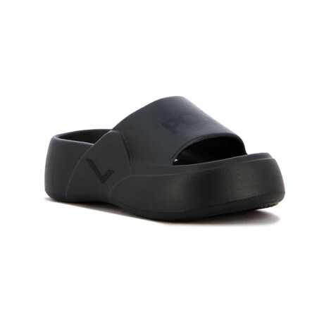 Pony Sandalia Plataforma Para Mujer Negro-Negro