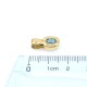 Colgante en oro 18k y topacio Colgante en oro 18k y topacio