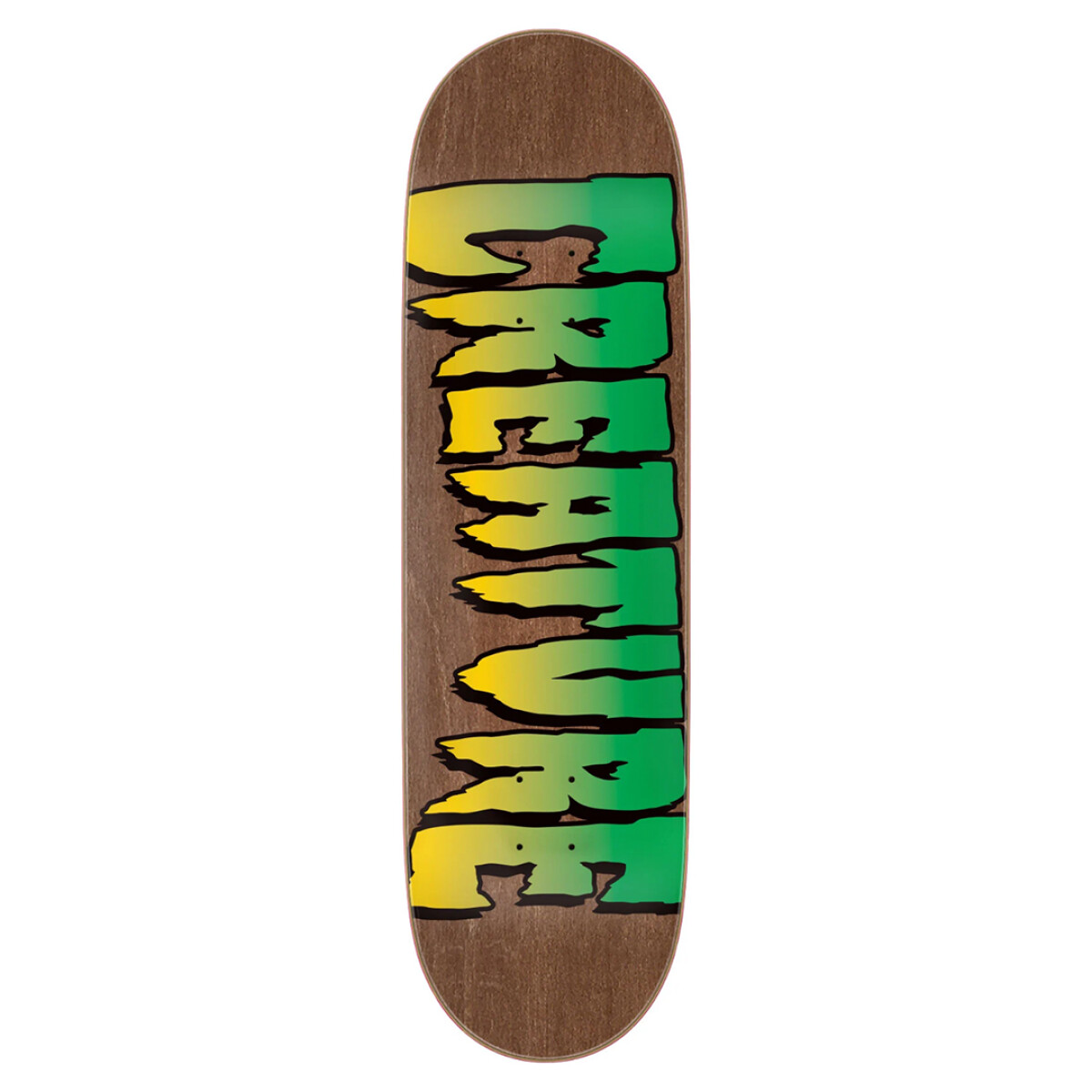 Deck Creature Logo Stump 8.125¨ - Brown (Sólo Tabla · Lija Incluída) 