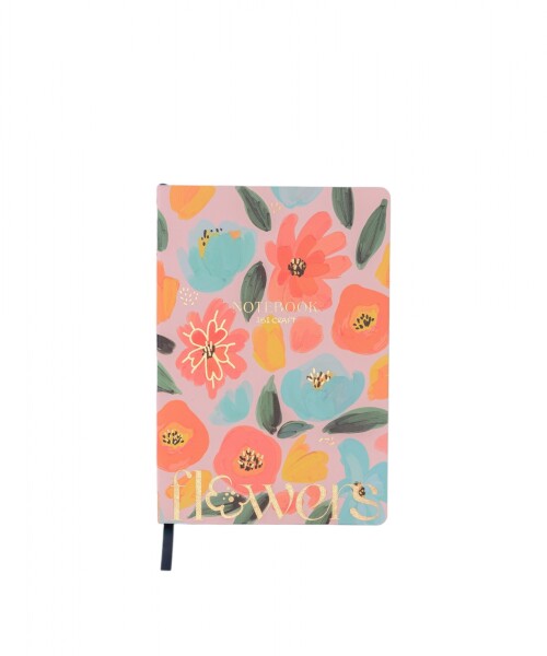 Cuaderno ibi craft - ecocuero - 142x210mm - 80 h. - Coleccion "Flowers" Cuaderno ibi craft - ecocuero - 142x210mm - 80 h. - Coleccion "Flowers"