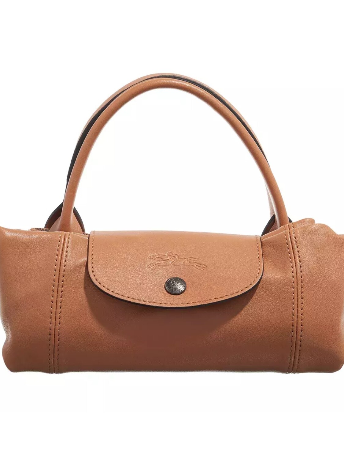 Longchamp -Cartera de cuero plegable, Le pliage cuir Camel