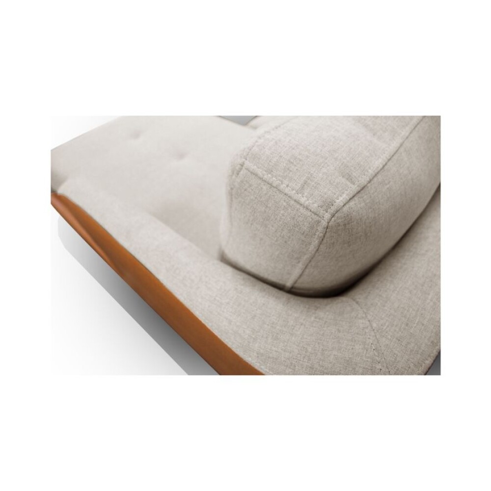 Sillón Sofá Triunfo 2 Cuerpos Marron y beige