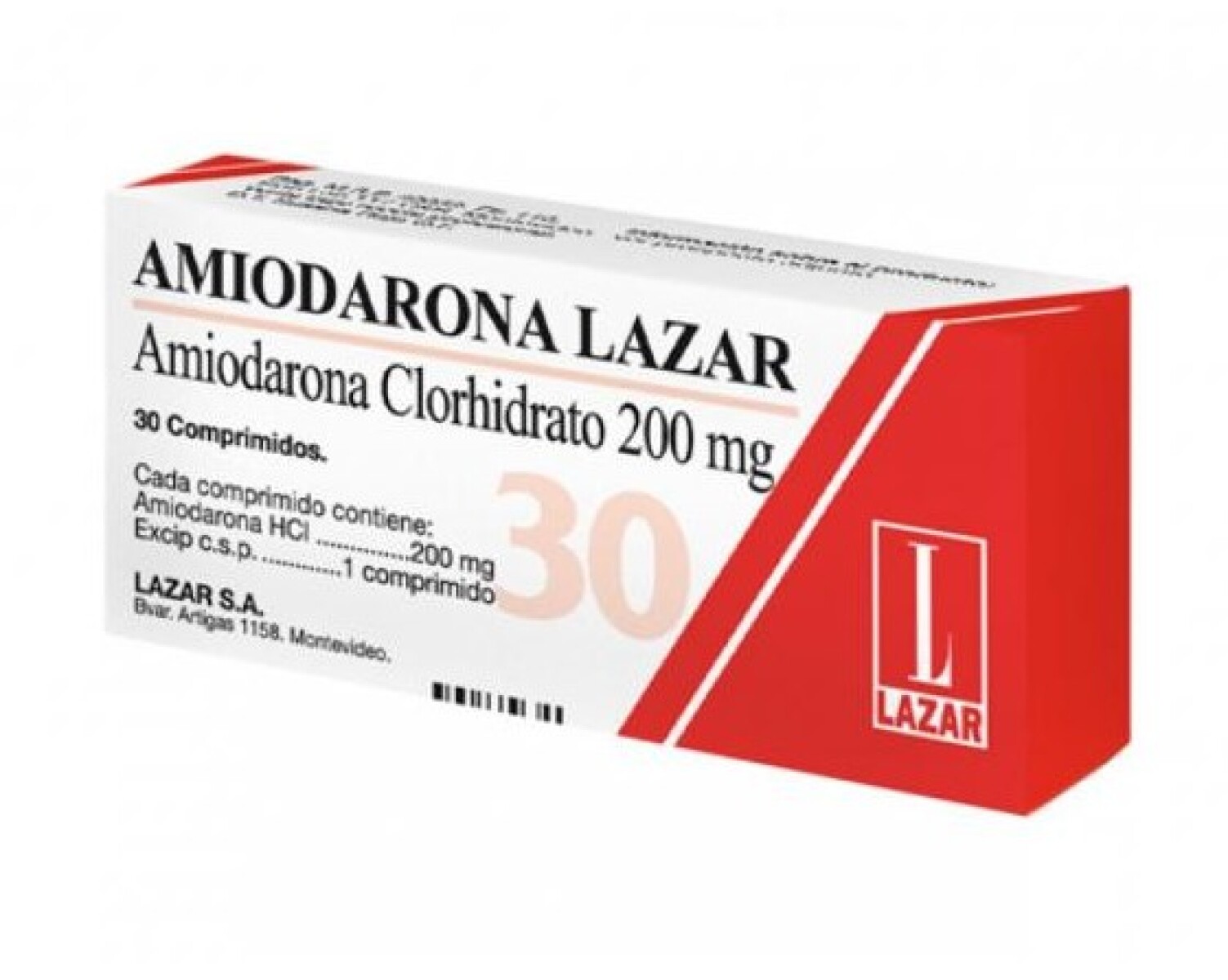 Amiodarona 200mg 30 Comprimidos 