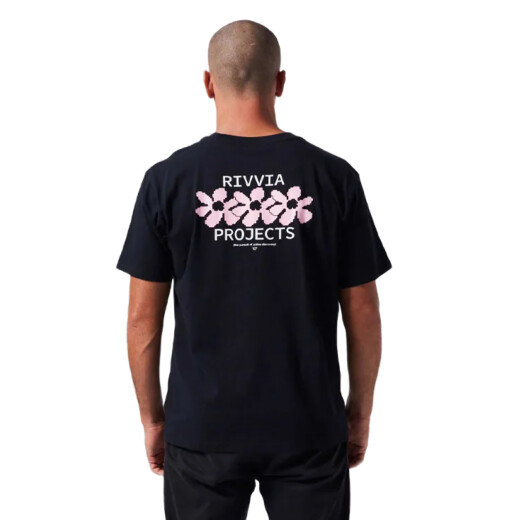 Remera Rivvia Digi Flower - Negro Remera Rivvia Digi Flower - Negro