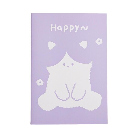 Cuaderno animales A5 violeta