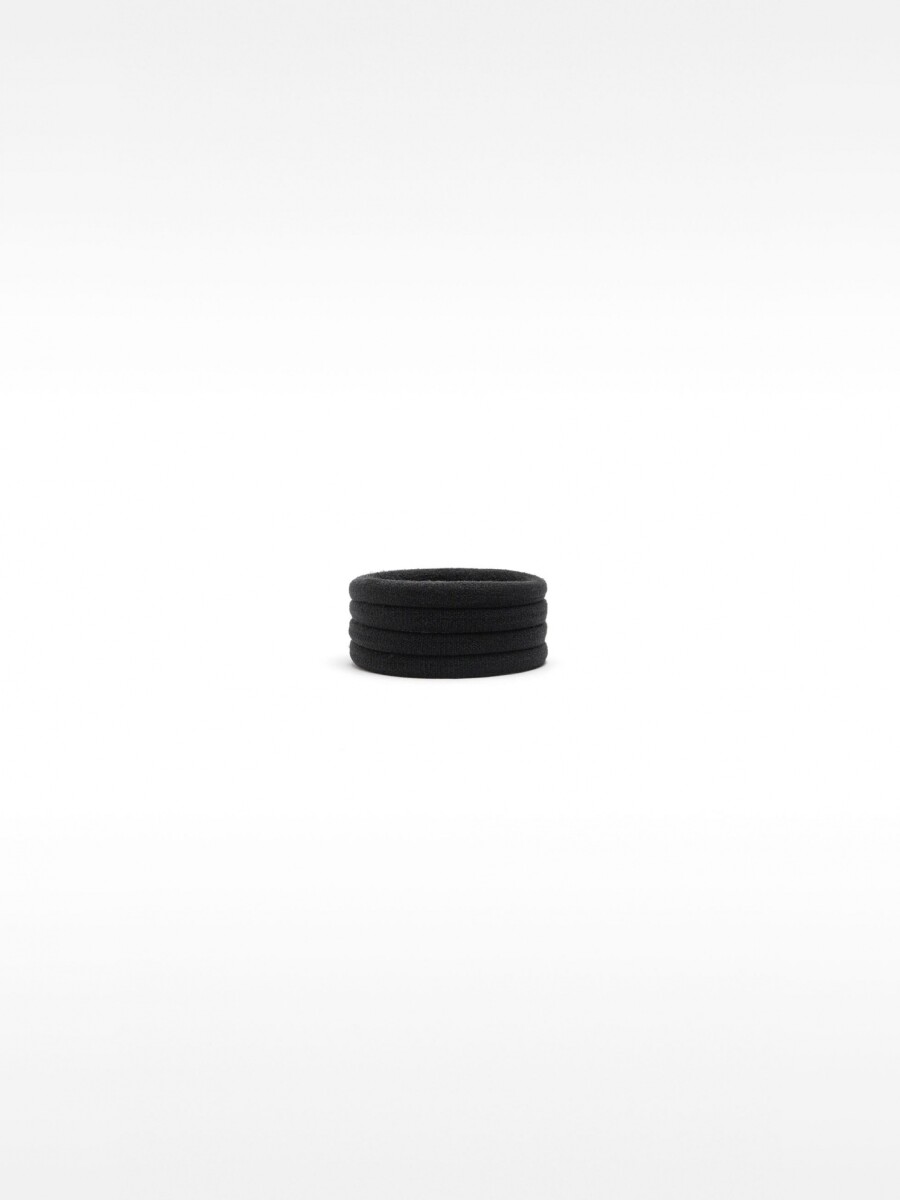 Conjunto De Gomas Para El Pelo negro