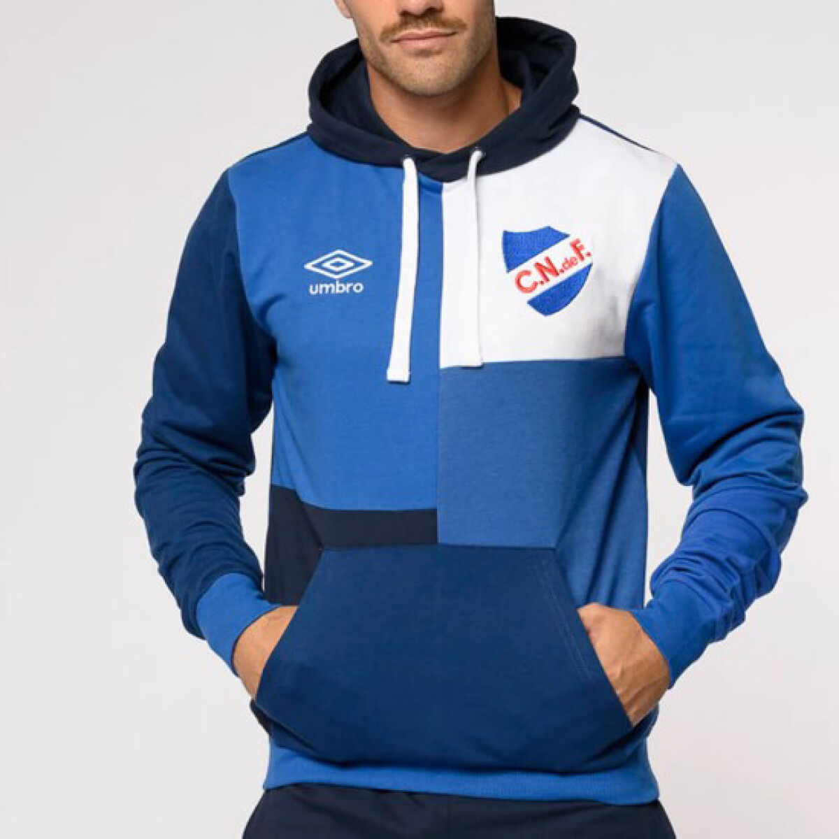 Canguro de Hombre Umbro Nacional Pins - Azul Marino - Azul Real - Blanco 