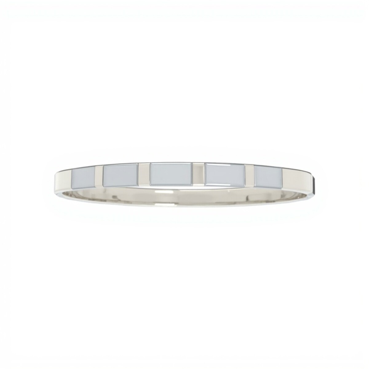 Brazalete moderno-Plata 925-Piedra Nacar-BR3009 - conpiedra 