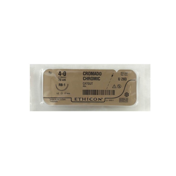CATGUT CROM N°4/0 DRB-1 REF CC1124017BOP única