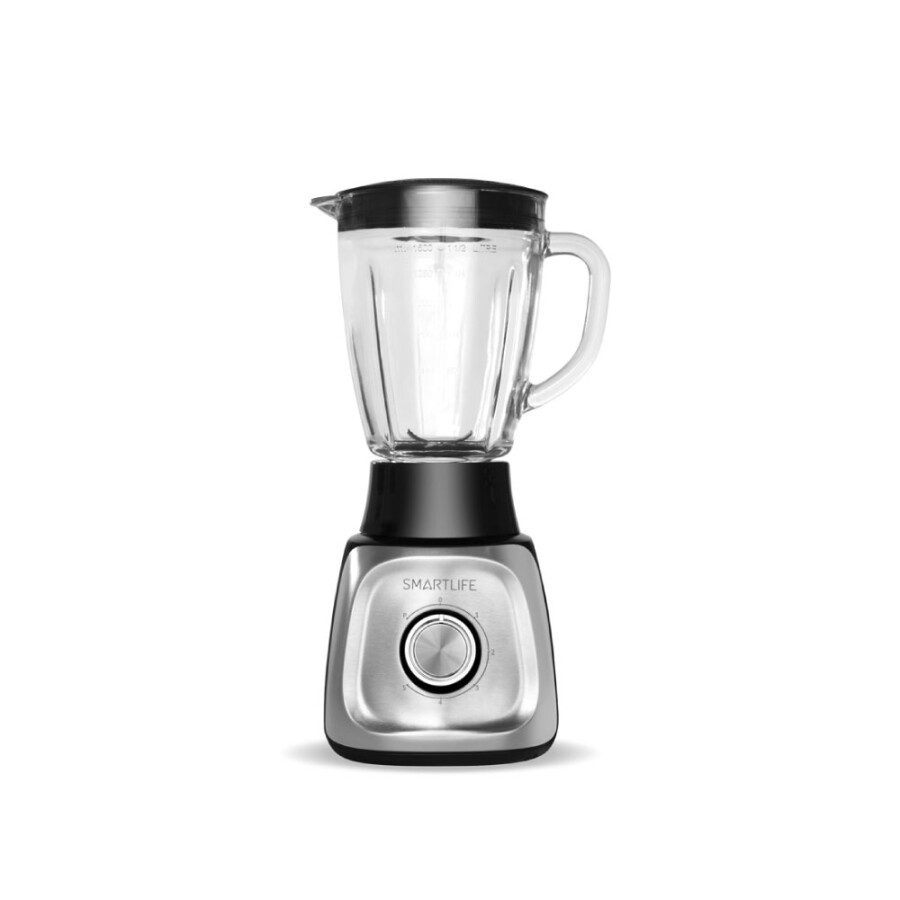 Licuadora Vaso Vidrio Inox SMARTLIFE SL-BL1410 Licuadora Vaso Vidrio Inox SMARTLIFE SL-BL1410