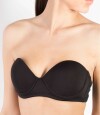 Soutien strapless sacks Negro