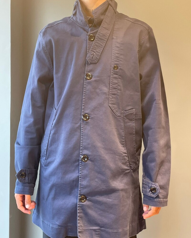 Campera Trench Coat Azul marino