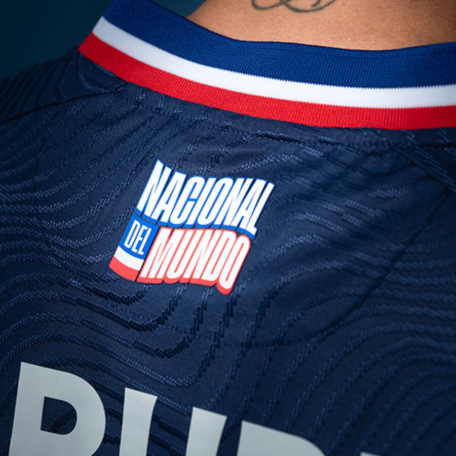 Camiseta Infantil Umbro de Nacional Oficial Junior Azul Marino