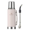 Set Stanley Termo tapa mate 2en1 1,2ml + Bombilla Rosa