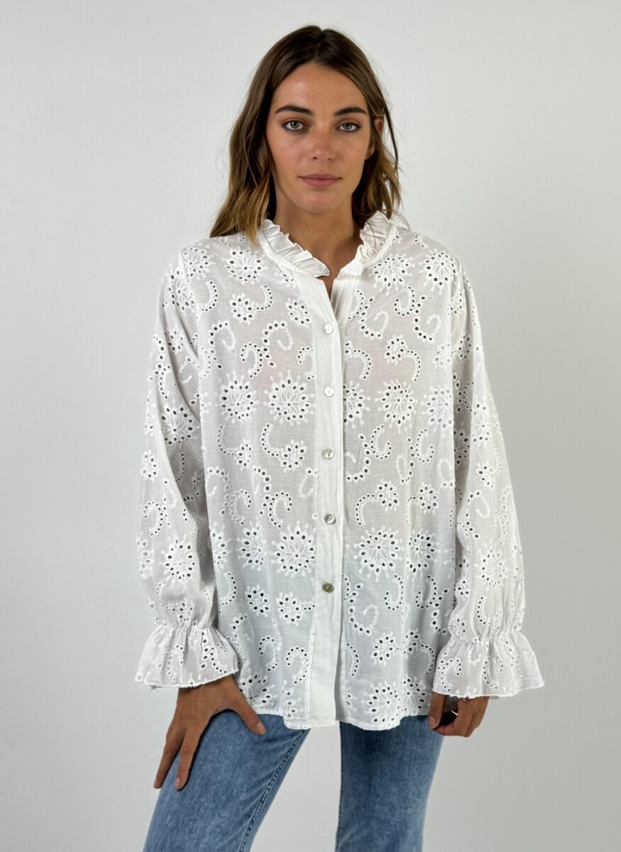 CAMISA TROPICAL - BLANCO 