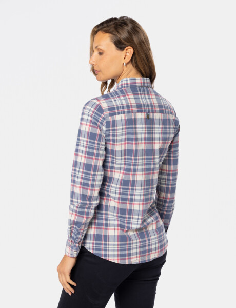 CAMISA A CUADROS Azul