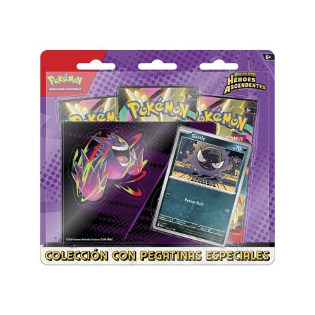 Pokémon Colección Stickers Tech Heroes Ascendentes - Gastly Pokémon Colección Stickers Tech Heroes Ascendentes - Gastly