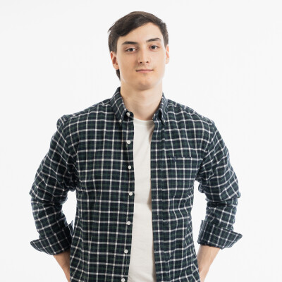 Camisa Viyela Navy Green