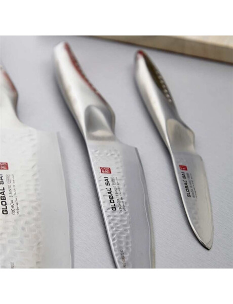 CUCHILLO SANTOKU AC INOX 19CM HAMMER GLOBAL CUCHILLO SANTOKU AC INOX 19CM HAMMER GLOBAL