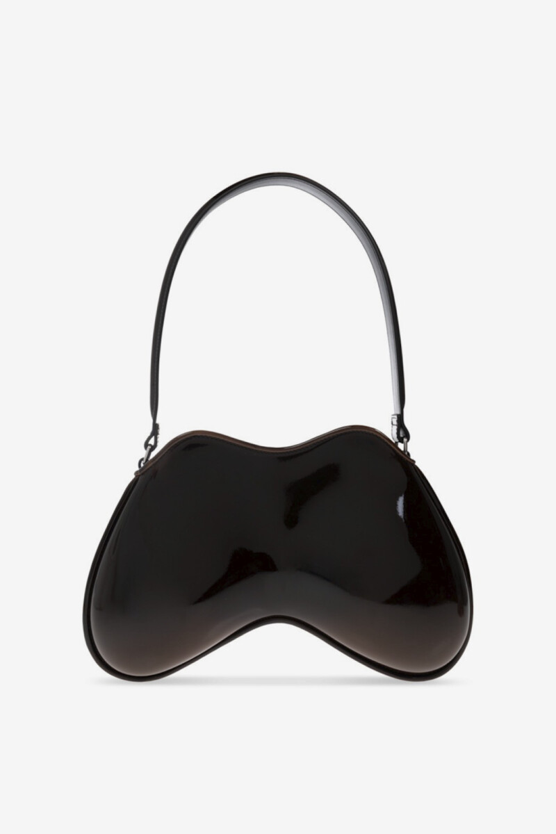 DOUBLE-D SHOULDER BANDOLERA Marron