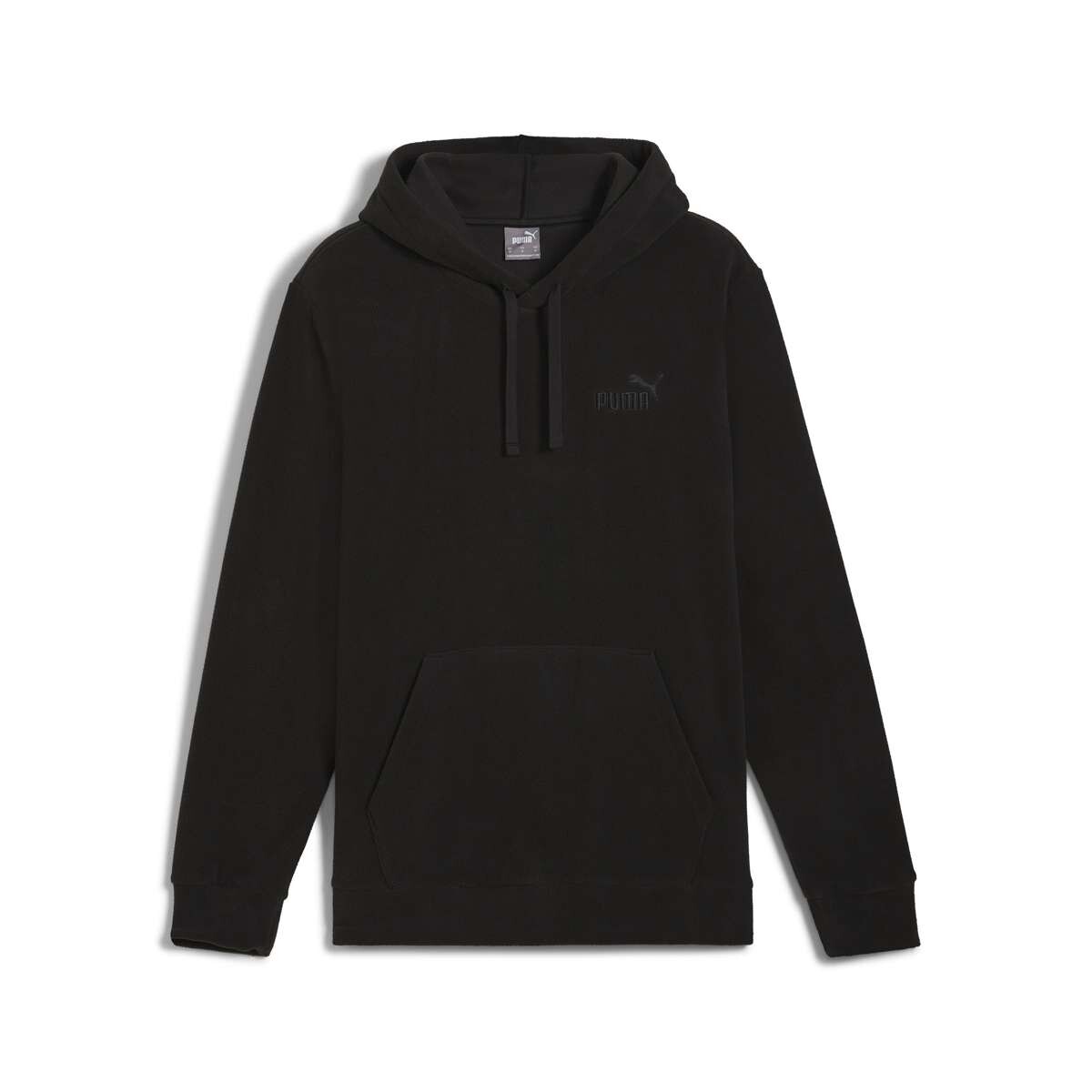 Campera Ess Elevated Polarfleece Hoodie de Hombre - Gris 