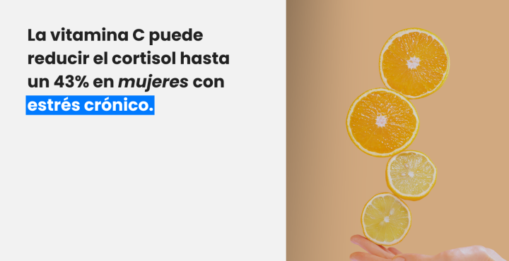 Vitamina C y cortisol: ¿ayuda con el estrés?
