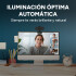 Cámara Web Cam Full HD 1080p USB 360 Micrófono Con Tripode Color Negro