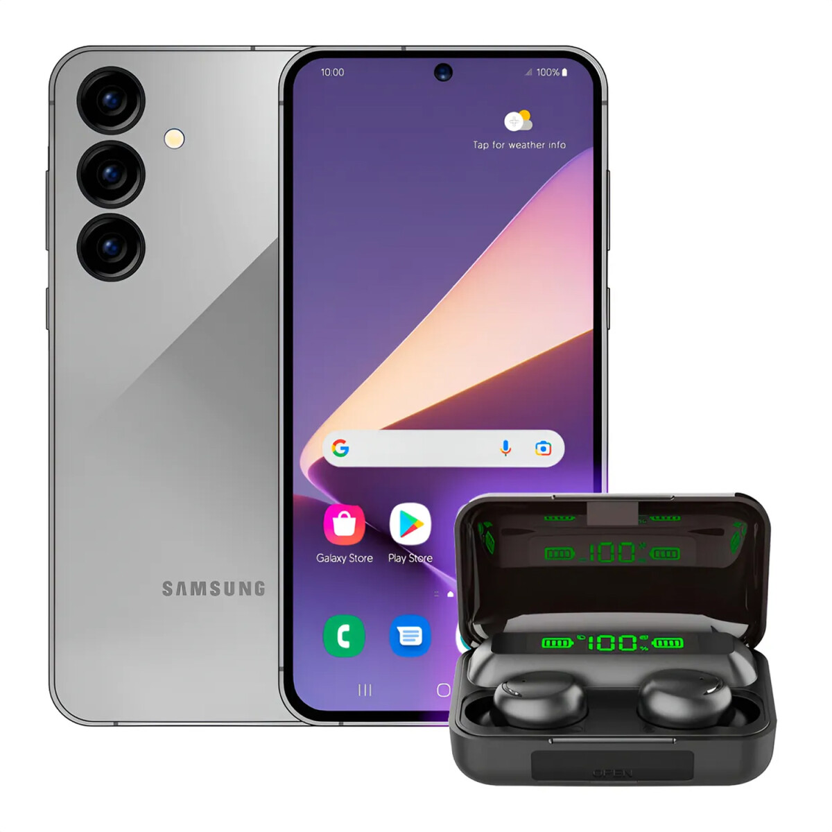 Samsung S25 12/256 Gb 5g + regalo - PLATEADO 