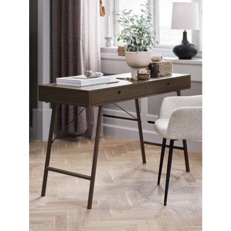 Escritorio Lindved 48X120 Roble Oscuro
