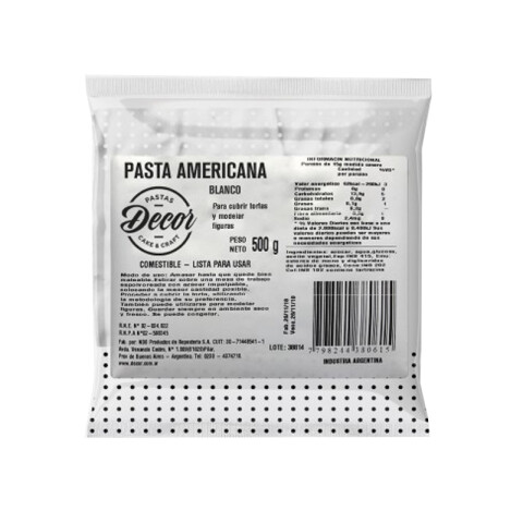 Pasta Americana Blanca 500 g