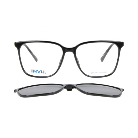 INVU Clip-On 42509A col Black/Gold polarizado Invu Clip-on 42509a Col Black/gold Polarizado