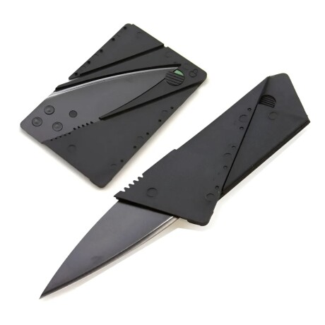 Cuchillo tarjeta acero inoxidable de bolsillo