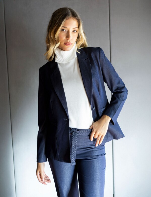 Blazer Denim JEAN OSCURO