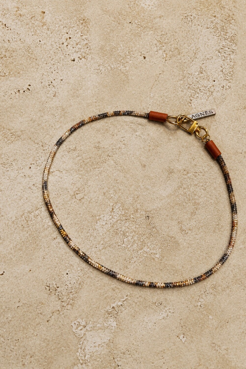 Camo Necklace Blanco / Azul