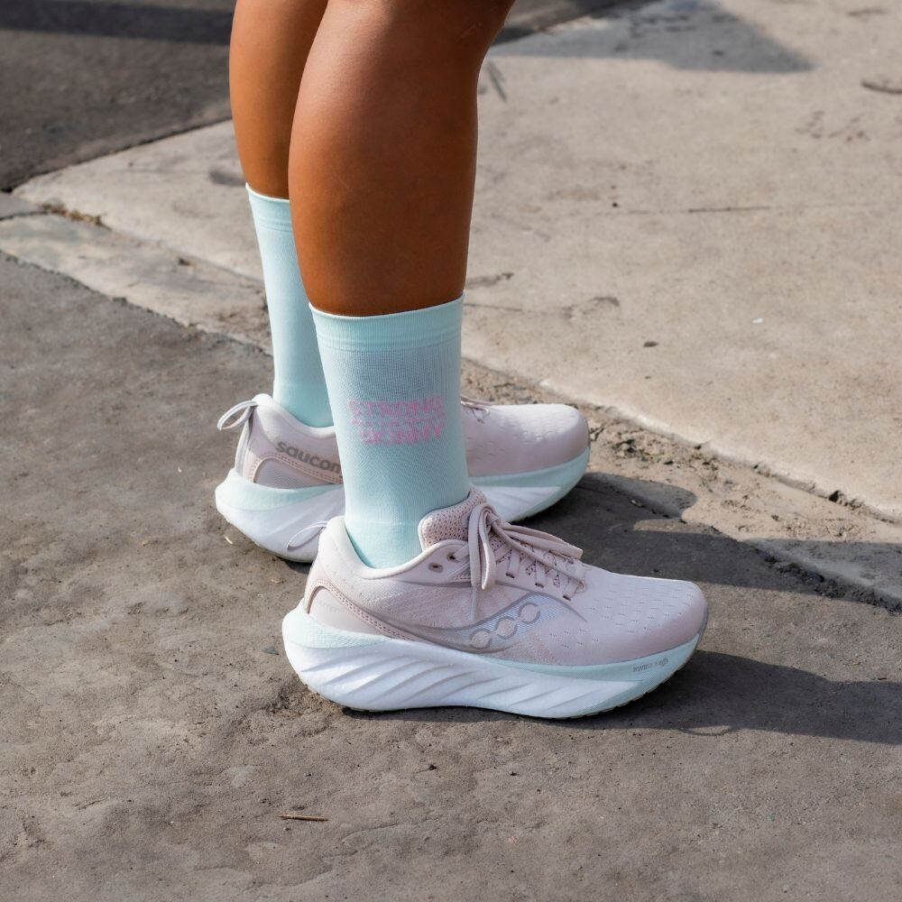Medias Running Strong Unisex Aqua