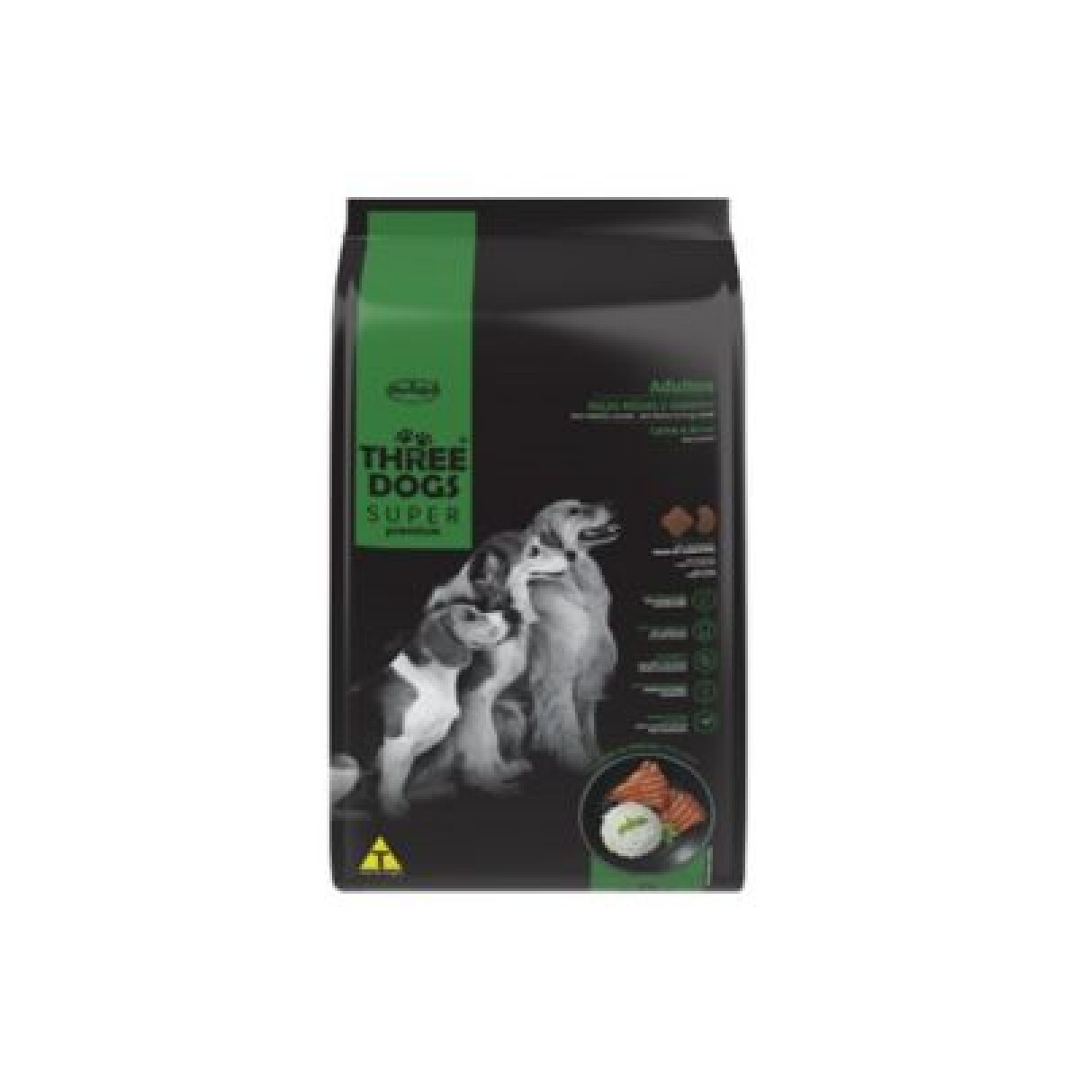 Three Dogs Súper Premium Adulto Raza Peq/Mini 15+2kg 
