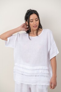 BLUSA ZEMYNA Blanco