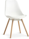 Silla de comedor KASTRUP blanco/roble Silla de comedor KASTRUP blanco/roble