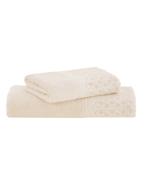 SET TOALLA BAÑO + TOALLA ROSTRO LOVELY BUDDEMEYER - 500G BEIGE SET TOALLA BAÑO + TOALLA ROSTRO LOVELY BUDDEMEYER - 500G BEIGE