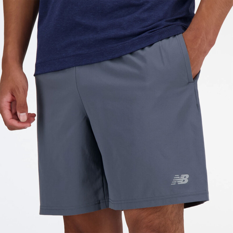 Short de Hombre New Balance 7 Inch Brief Gris