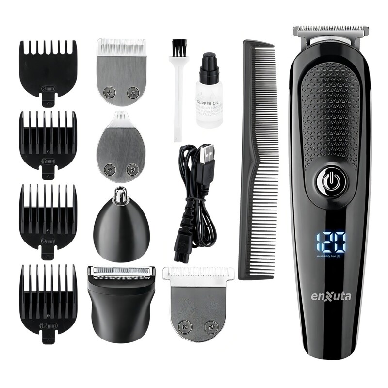 Cortapelo Enxuta 5en1 Cabezales Intercambiables, Recargable Cortapelo Enxuta 5en1 Cabezales Intercambiables, Recargable