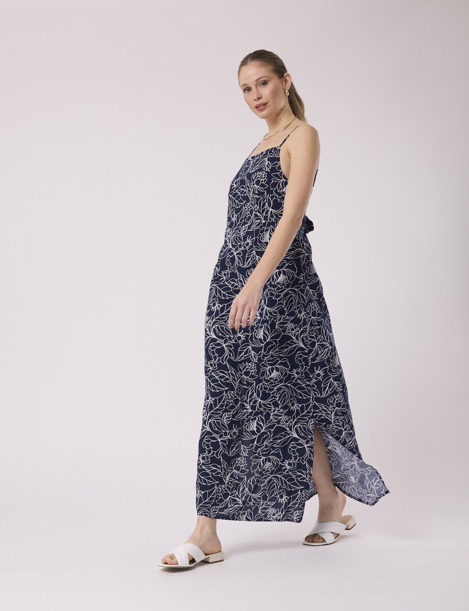 Vestido midi estampado Vestido midi estampado