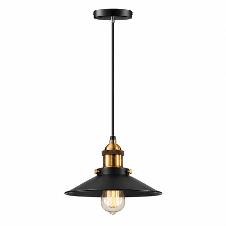 Lámpara Colgante Vintage Metal E27 Iluminación Decorativa Negro