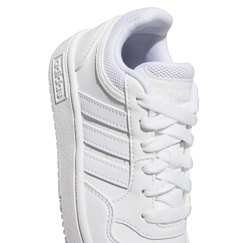 Championes de Niños Adidas Hoops Blanco