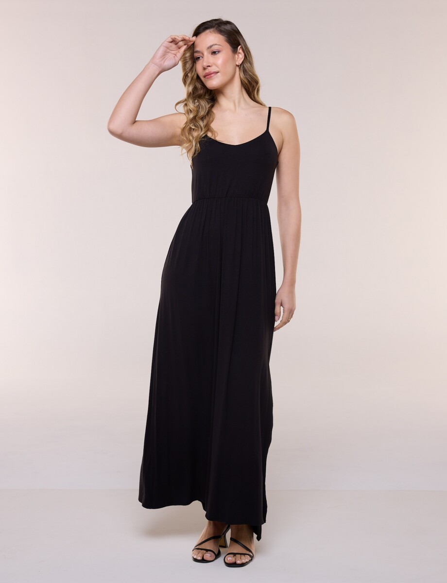 Vestido Playa Maxi - Negro 