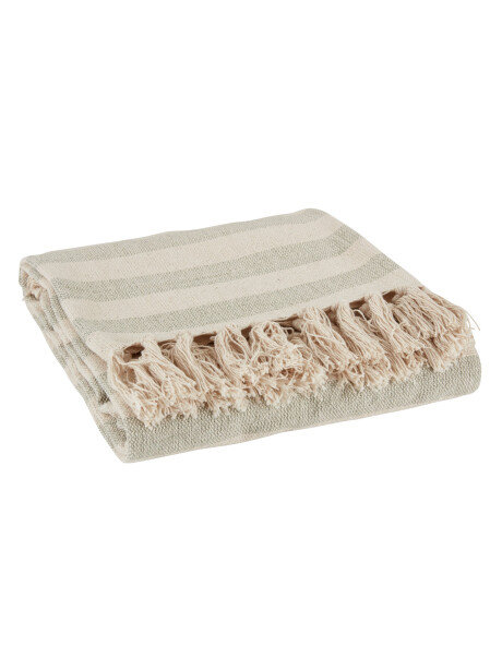Manta throw AMASONLILJE 130x170 verde/beige Manta throw AMASONLILJE 130x170 verde/beige