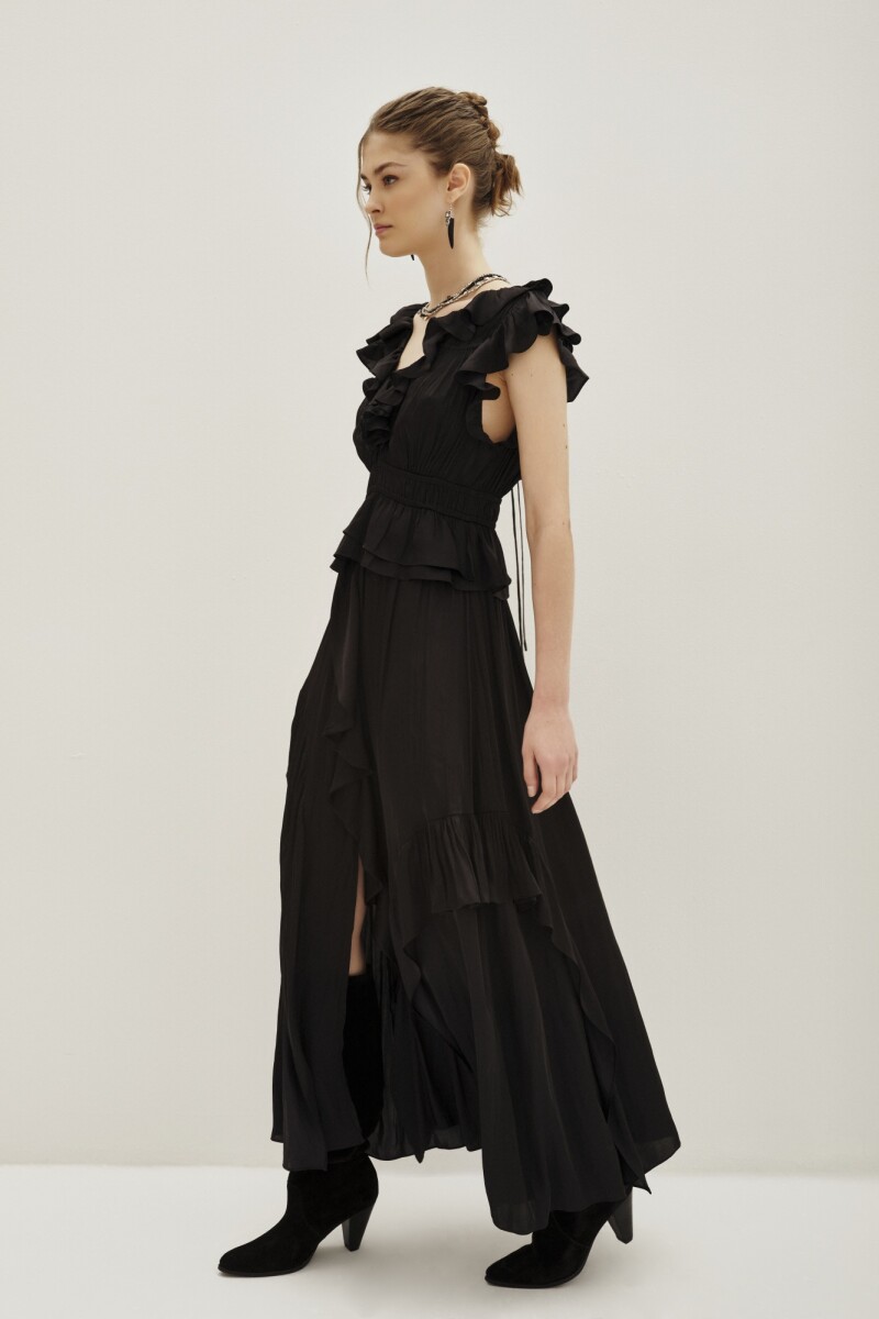 Vestido Astromelia Negro