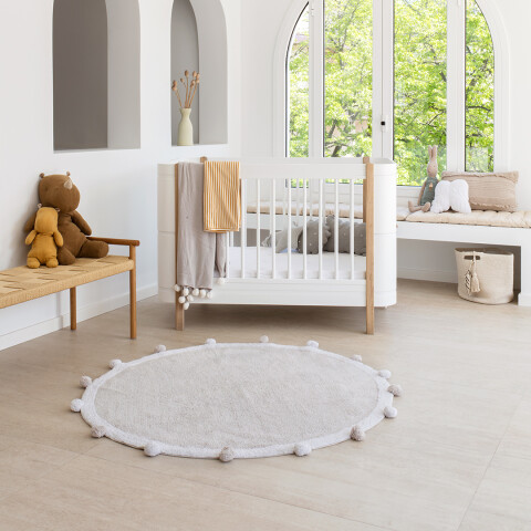 Alfombra lavable Bubbly Gris