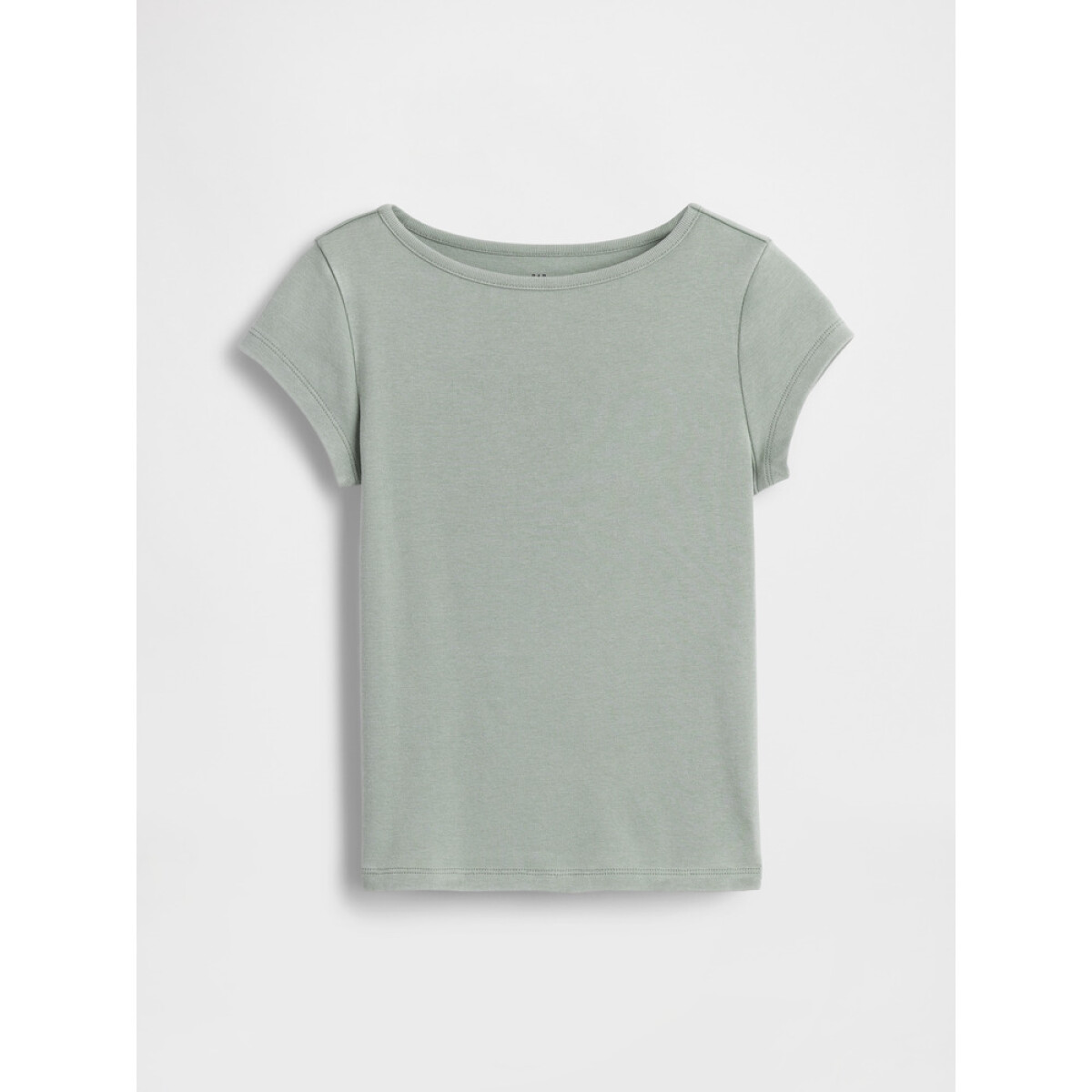 SS CAP SLV FITTED TEE_SOLIDS - SAGE 
